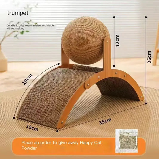 CatBall™ Scratching Post - Durable Vertical Cat Toy (One Piece) - PetStars.Store