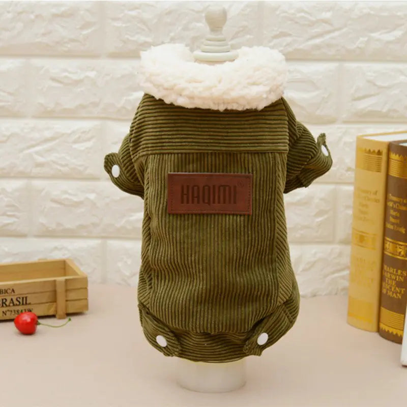 Lamb Fleece Corduroy Coat