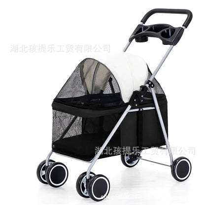 Portable Foldable Pet Stroller for Cats and Dogs 807