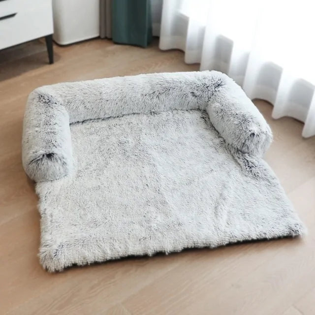 Ultimate Plush Sofa & Floor Bed - 3 Sizes Gray Square 84 X 84 CM