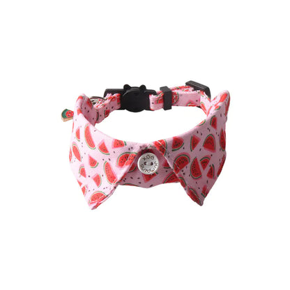 Cute Fruity Bow Tie Cat Collars
